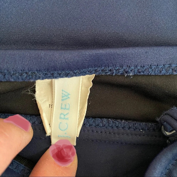 J. Crew Navy Blue Halter Swim Top Tankini XS - Picture 5 of 5